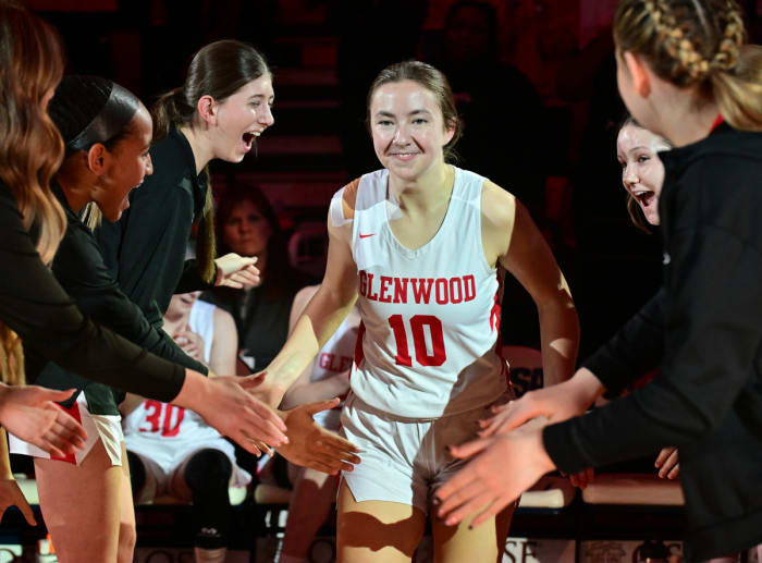 Lincoln Chatham Glenwood Illinois 3A girls basketball championship March 2 2024 Tim Vizer 26332